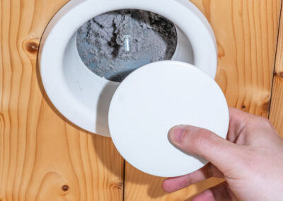 Abluftventil mit starken Verschmutzungen